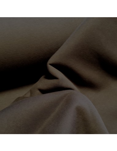 Tissu, Sweat Épais Uni, Marron Chocolat, Laize 160 cm, 70% Coton 30% Polyester 440g/ml
