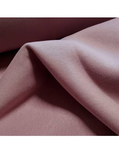 Tissu, Sweat Épais Uni, Parme, Laize 160 cm, 70% Coton 30% Polyester