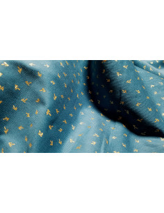 Velours milleraies glitter bleu pétrole 2