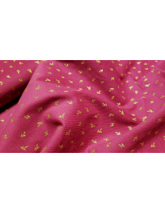 Velours milleraies glitter rose fuchsia 2