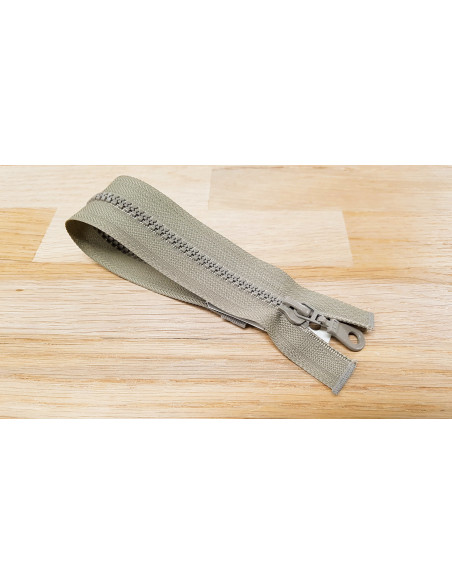Fermeture Eclair Z54, Moulée, grège, 60cm