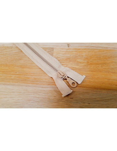 Fermeture Eclair Z54, Moulée, beige antilope, 70cm