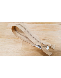 Fermeture Eclair Z54, Moulée, beige antilope, 80cm