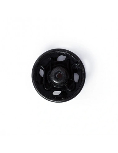 Boutons pression à coudre, 11mm, noir