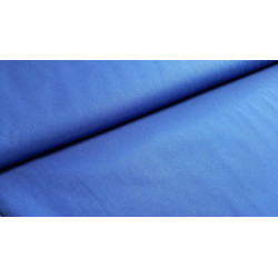 Popeline coton uni bleu roi
