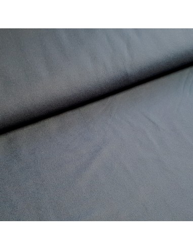 Tissu, Coton Gratté (Pilou) Uni, Bleu Marine, Laize 142 cm, 100% Coton 165g/m²