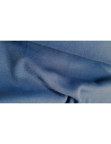 Bord cote tubulaire bleu jeans