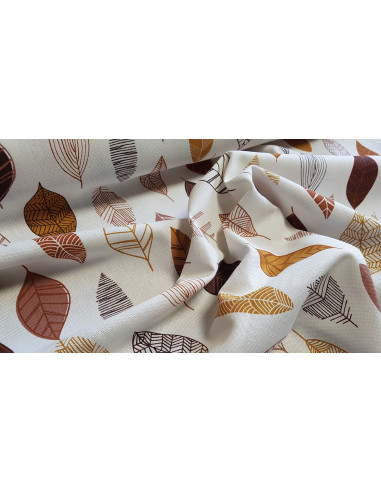 Coton bachette feuilles d'automne