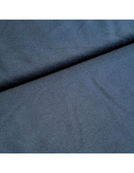 Tissu, Sweat Uni, Bleu Marine, Laize 160 cm, 70% Coton 30% Polyester