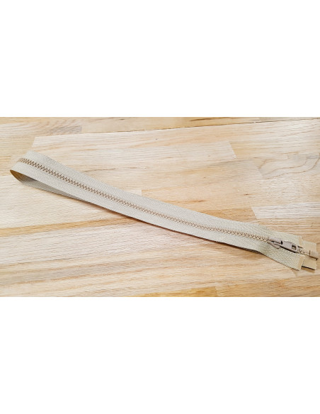 Fermeture Eclair Z54, Moulée, beige antilope, 70cm