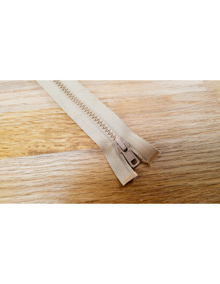 Fermeture Eclair Z54, Moulée, beige antilope, 70cm