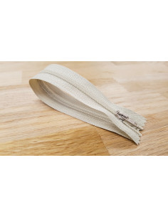 Fermeture Eclair Z51, Nylon, lin, 20cm