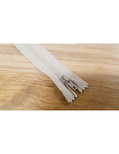 Fermeture Eclair Z51, Nylon, lin, 20cm