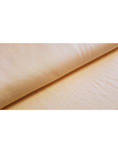 Jersey maille coton uni jaune pâle