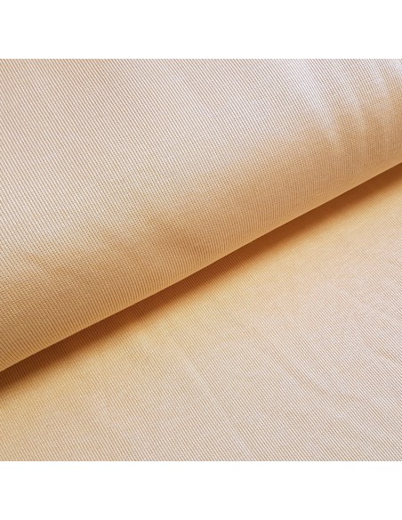 Tissu, Jersey de Coton Uni, Jaune Pâle, Laize 160 cm, Coton Stretch Oeko-Tex