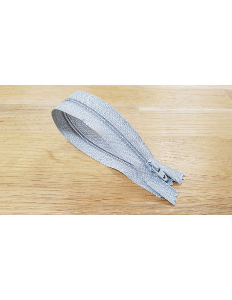Fermeture Eclair Z51, Nylon, gris goéland, 20cm