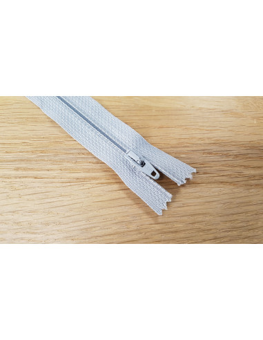 Fermeture Eclair Z51, Nylon, gris goéland, 20cm