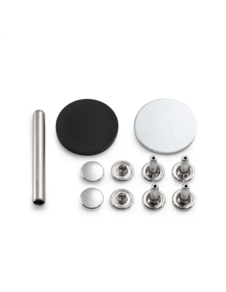 Rivets tubulaires Prym argentés Ø 9 mm | Zephyr Tissus