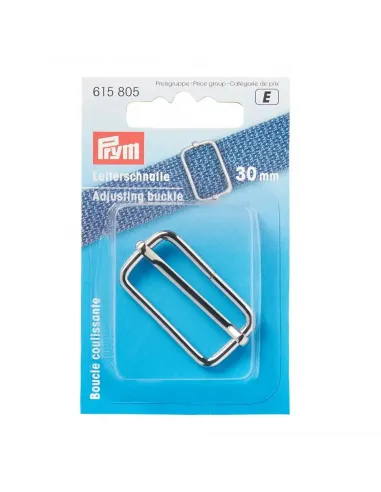 Boucle coulissante Prym 30 mm argent | Zephyr Tissus