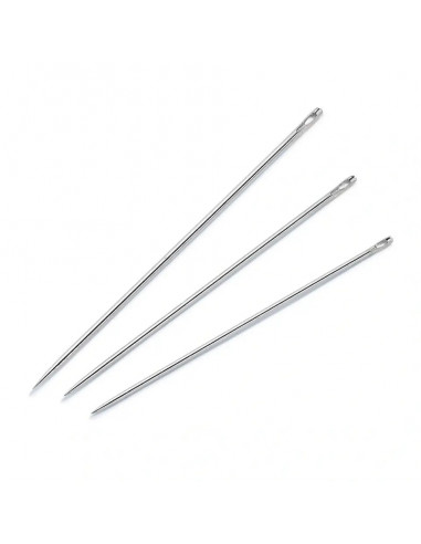 Aiguilles à coudre longues, No. 3-7, assorties