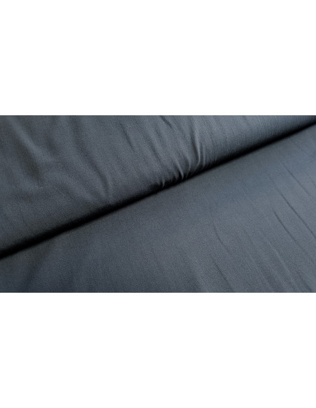 Toile pantalon unie marine