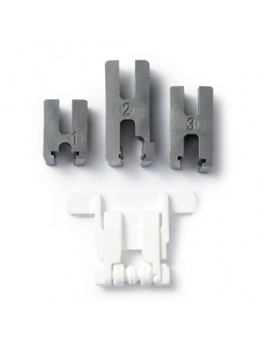 Pied de biche spécial, fermetures à glissière invisibles