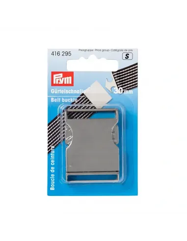 Boucle de ceinture Prym 30 mm argentée | Zephyr Tissus