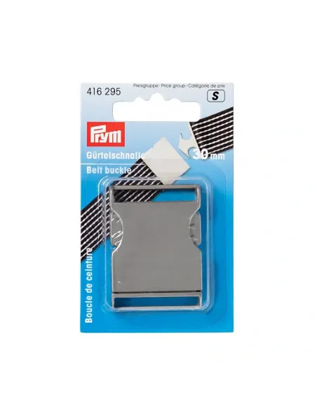 Boucle de ceinture Prym 30 mm argentée | Zephyr Tissus