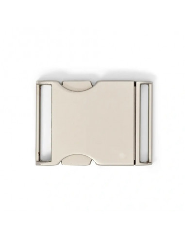 Boucle de ceinture, 30mm, argenté, mat