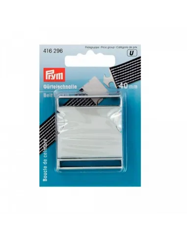 Boucle de ceinture Prym argentée 40 mm | Zephyr Tissus