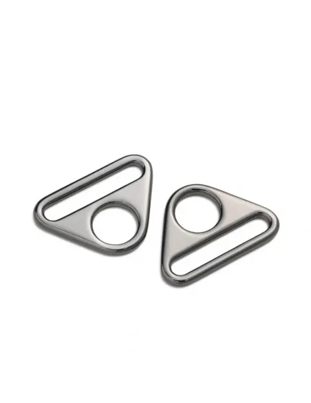 Anneau triangulaire Prym 30 mm noir brillant | Zephyr Tissus