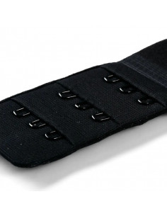 Rallonge attache de soutien-gorge, crochet 3x3, 40mm, noir 2