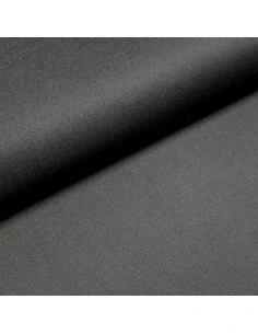 Tissu, Mousseline Lourde Stretch, Noire, Laize 150 cm, 95% Polyester 5% Spandex