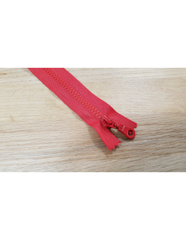 Fermeture Eclair Z54, Moulée, rouge sang, 70cm