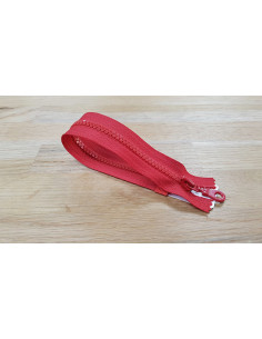 Fermeture Eclair Z54, Moulée, rouge sang, 80cm