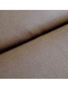Tissu, Gabardine Uni, Marron, Laize 150 cm, 55% Laine 45% Polyester