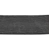 Élastique lurex argenté, 40mm, noir