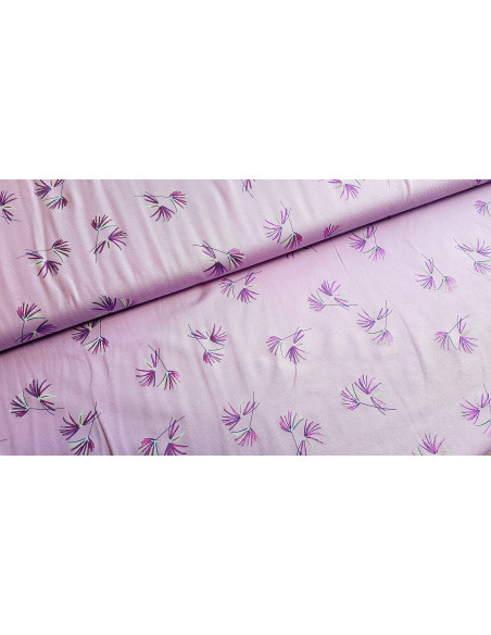 Jersey coton feuilles de palmier