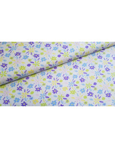 Jersey coton fleuri
