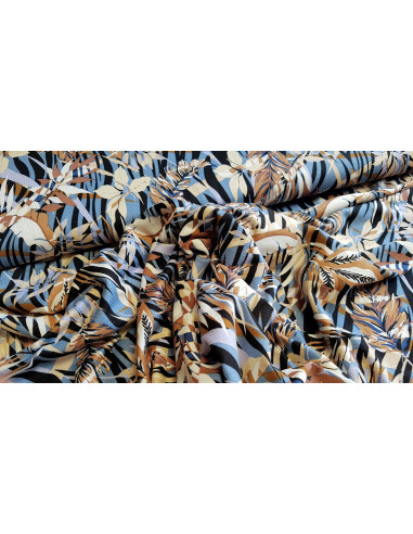 Jersey viscose fleuri