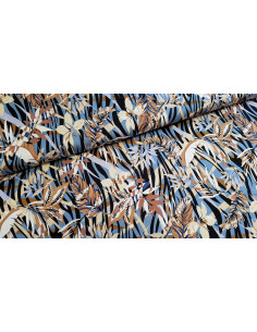Jersey viscose fleuri