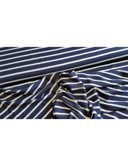 Jersey viscose rayures