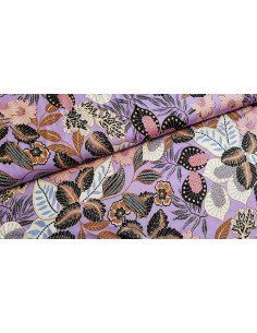 Jersey viscose fleuri