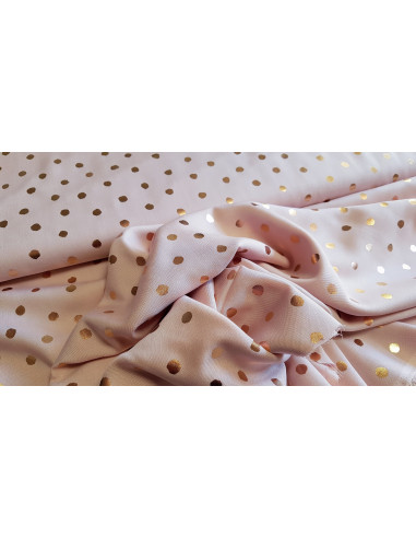 Viscose pois brillants