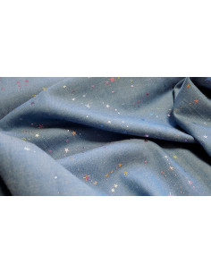 Chambray étoiles multicolores brillantes 2