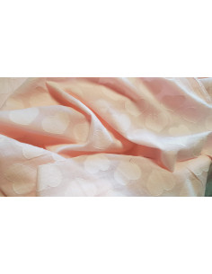 Voile de coton coeurs 2