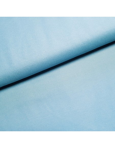 Tissu, Coton Gratté Uni (Pilou), Bleu Pétrole, Laize 142 cm, 100% Coton 165g/m²
