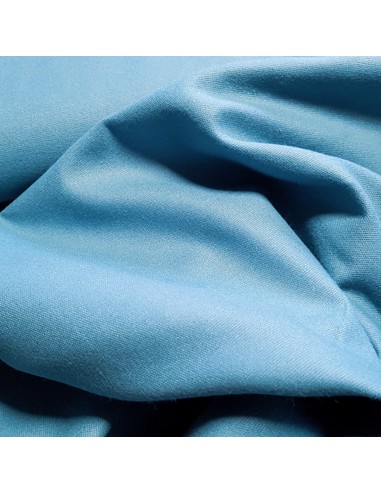 Tissu, Coton Gratté Uni (Pilou), Bleu Pétrole, Laize 142 cm, 100% Coton 165g/m²