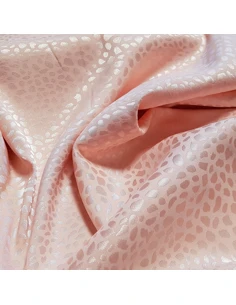Tissu, Polyester Glossy Uni, Rose, Laize 148 cm, 98% Polyester 2% Spandex 2
