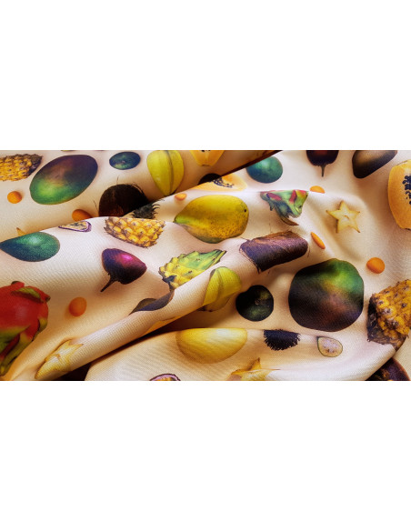 Coton bachette fruits exotiques